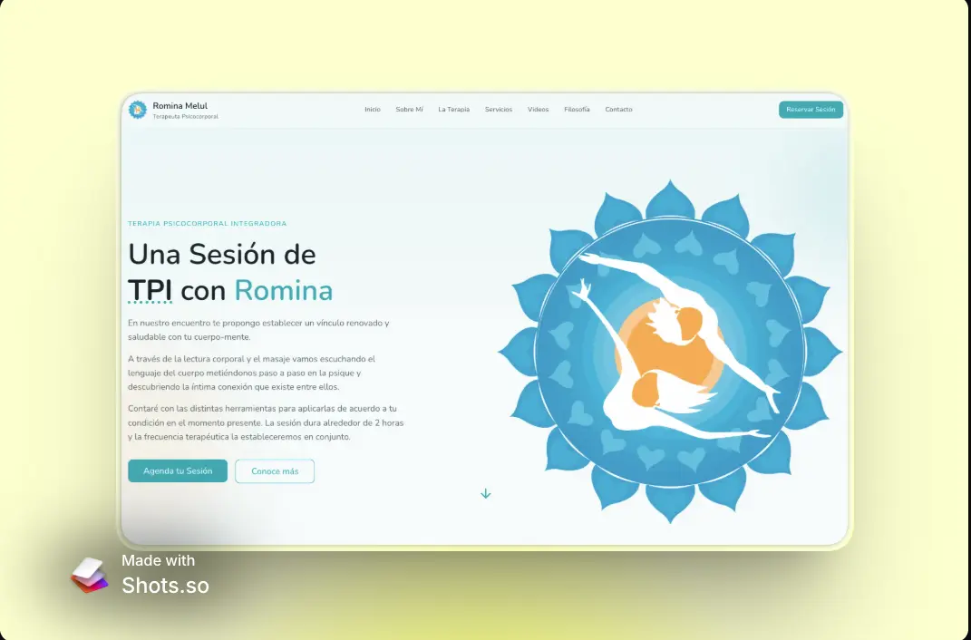 Romina Melul — Terapia Psicocorporal Integradora